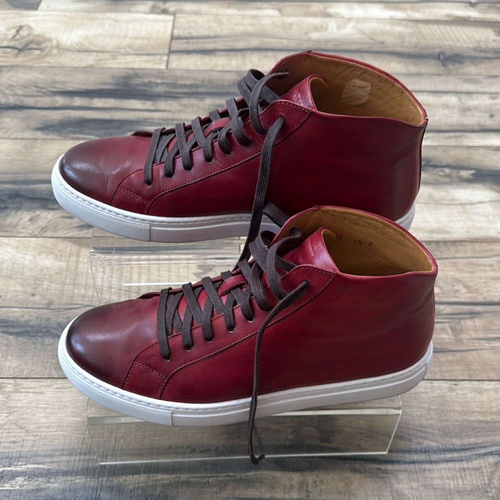 Magnanni Sneaker - Men’s High Top size 9.5 Wine Color